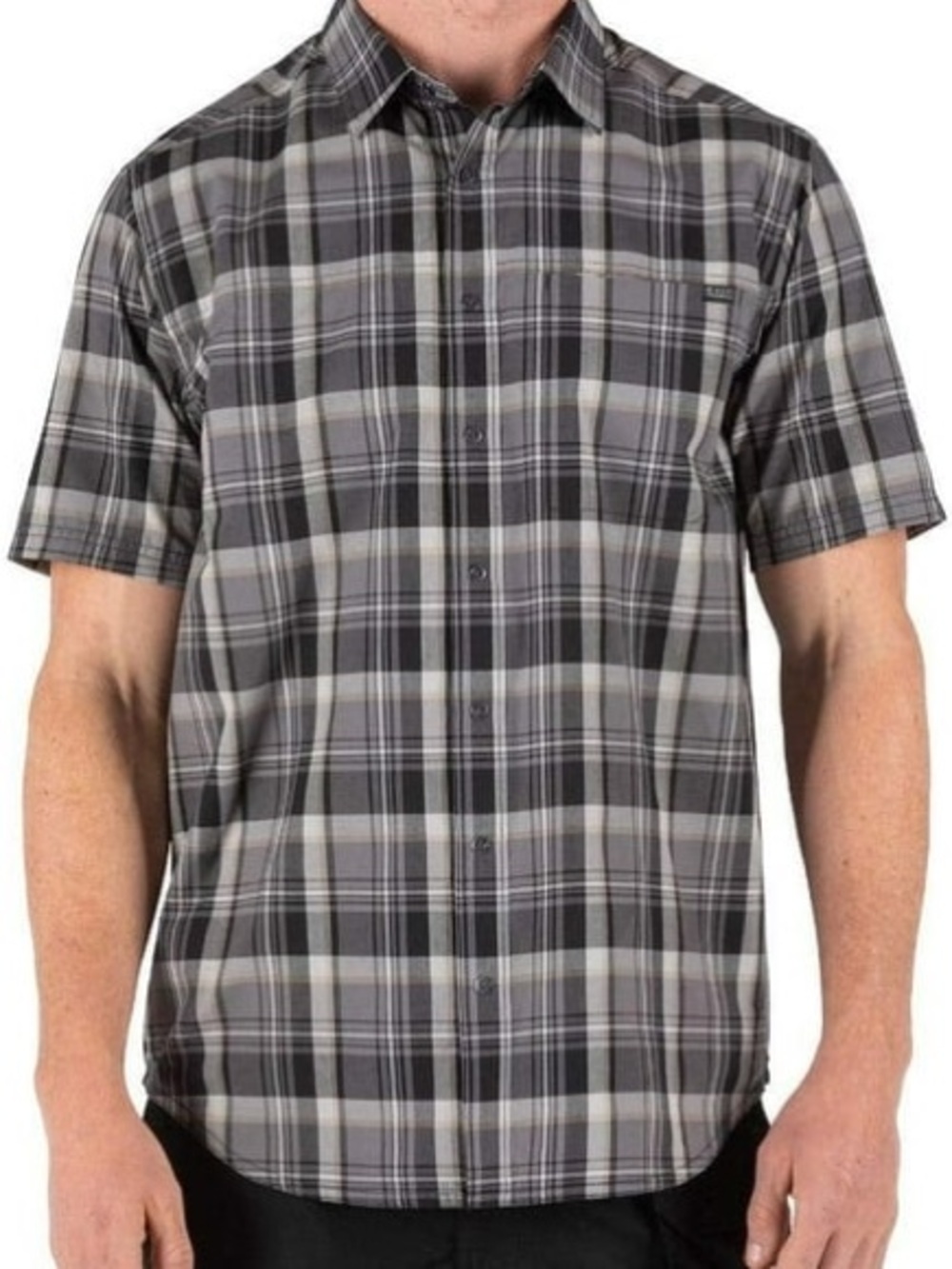 5.11 Tactical Men's Poly-Cotton Hunter Plaid Short Sleeve Shirt-size M